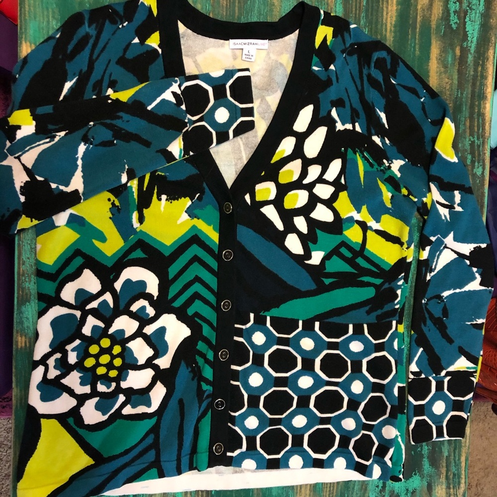 Vibrant Greens Sweater